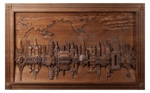 Beech panels "Monuments of the world"
